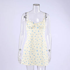 Floral Print Cami Pajama Mini Dress