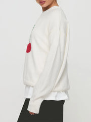 Cherry Print Sweater