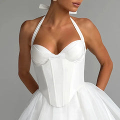 Bow Tie Corset Solid Top