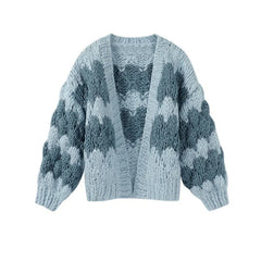 Stripe Pattern Cardigan