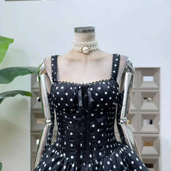 Polka Dot Corset Mini Dress