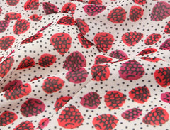 Dot Fruit Print Halter Bustier Crop Top