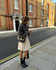 Printed Graphic Cardigan