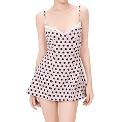 Polka Dot Cami A-line Mini Dress