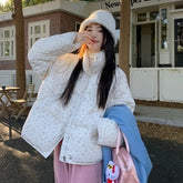 Printed Padded Parka Jacket