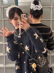 Star Knitted Cardigan