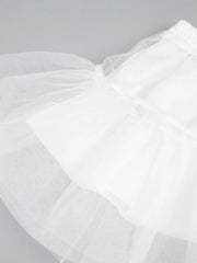 Black Velvet Lace-up Corset Top And Mini White Floral Skirt Set