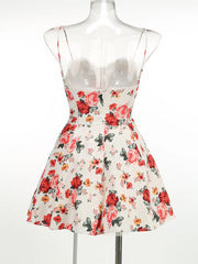 Satin Strap Tulle Dress