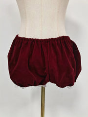 Bowknot Sleeveless Flare Bloomers Mini Dress