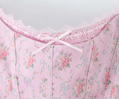 Back Lace Up Strap Midi Dress