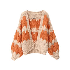 Stripe Pattern Cardigan