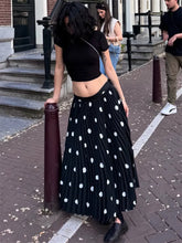 Polka Dot Maxi Skirt