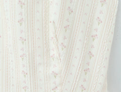 Floral Stripes Print Halter Mini Dress