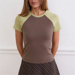 Raglan Sleeve Crop Top