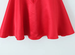 Satin Spaghetti Strap Mini Dress