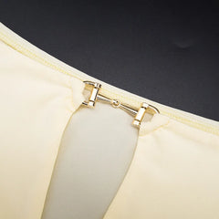 Off Shoulder Long Sleeve Two Tone Mini Dress