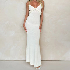 Knit Strap Maxi Dress