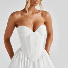 Bow Tie Corset Solid Top