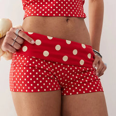 Polka Dot Micro Shorts