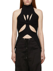 Twisted Hollow Out Knitting Tank Top