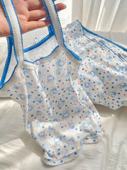 Printed Cami Top And Boxer Shorts Pj Set