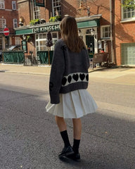 Printed Graphic Cardigan