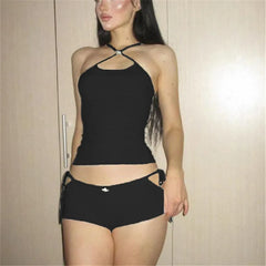 Cami Cut Out Top And Boxer Set