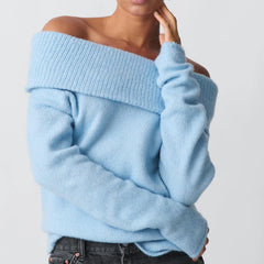 Off Shoulder Sweater