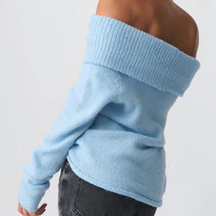 Off Shoulder Sweater
