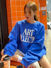 Art Collection Blue Sweatshirt