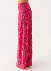 Sequins Embroidery Maxi Skirt