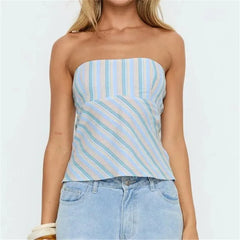 Striped Tube Top