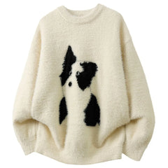 Knit Border Collie Sweater