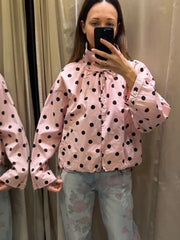 Pink Polka Dot Jacket