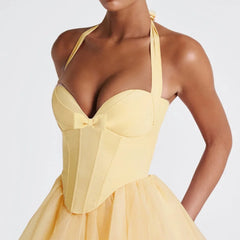 Bow Tie Corset Solid Top