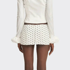 Low Rise Pencil Mini Skirt