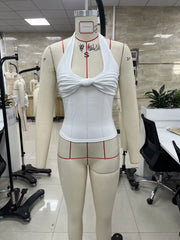 Halter Knotted Tank Top