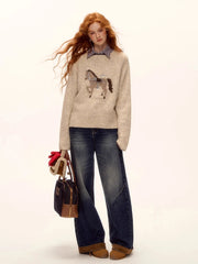 Horse Knit Jumper