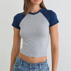 Raglan Sleeve Crop Top