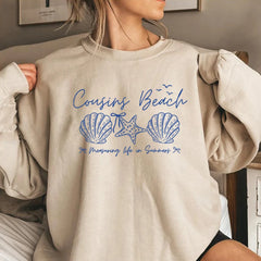 Beach The Summer I Turned Pretty Crewneck Sweatshirt