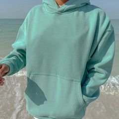 Starfish Whale Hibiscus Embroidered Hoodies