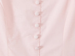 Pink Bow Spaghetti Strap Boned Corset Mini Dress