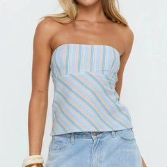 Striped Tube Top