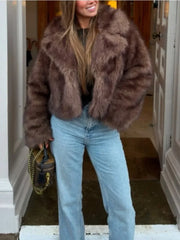 Faux Fur Coat