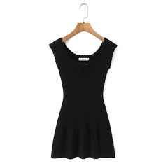 Ribbed Sleeveless Mini Dress