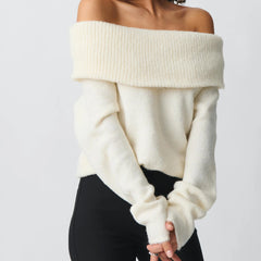 Off Shoulder Sweater