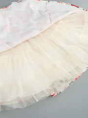 Satin Strap Tulle Dress
