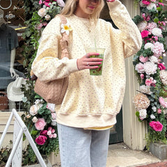Floral Print Sweatshirt