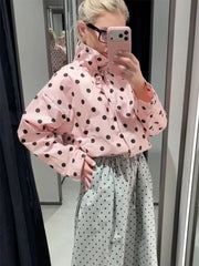 Pink Polka Dot Jacket