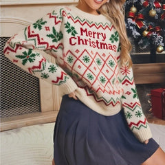 Christmas Merry Christmas Text Sweater